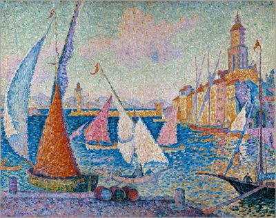 Saint-Tropez, der Kai von Paul Signac